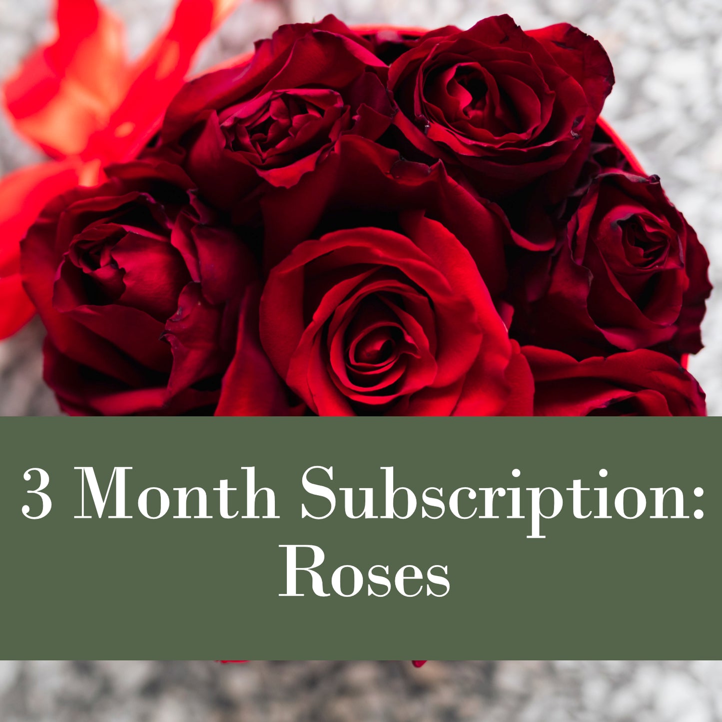 3 Month Subscription - 24 Stem Roses - Blooms to Go